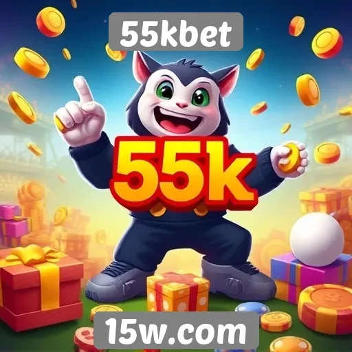 Variedade de jogos disponíveis no 55kbet